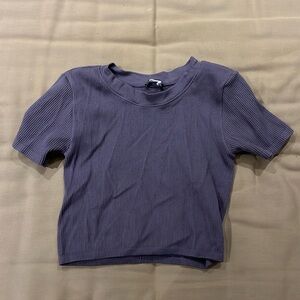 Zara crop top seamless ribbed material